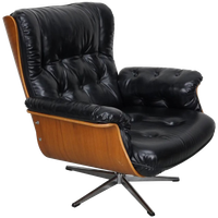 Vintage Fauteuil / Lounge Chair Van Martin Stoll Voor Giroflex Duitsland Jaren 60