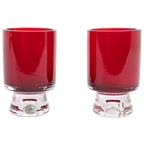 Mid-century Reijmyre Red Glass Vase Designed By Monica Bratt, 1950’s thumbnail 1