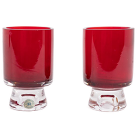 Mid-century Reijmyre Red Glass Vase Designed By Monica Bratt, 1950’s