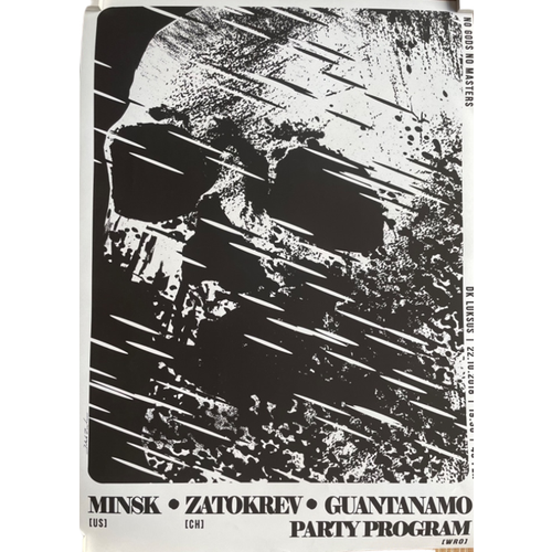 J. Zasada, No Gods No Masters, Minsk, Zatokrev, Guantanamo, Printed In Poland 2018