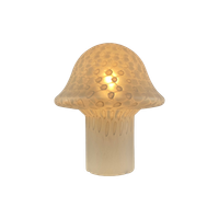 Large White Glass Peill And Putzler Mushroom Table Lamp Xl 1970