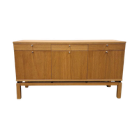 Retro Dressoir Licht Beuken Vintage Stijl Wandkast