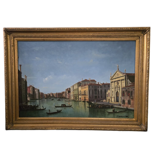 Schilderij - Canal Grande Venetië 1