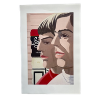 Alex Katz, Scott Und John, 1966, Exibition Poster Frieder Burda, Printed In Germany