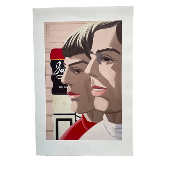 Alex Katz, Scott Und John, 1966, Exibition Poster Frieder Burda, Printed In Germany 1