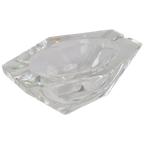 Vintage Val Saint Lambert Kristal Asbak Mid-century ‘60 Glas thumbnail 1