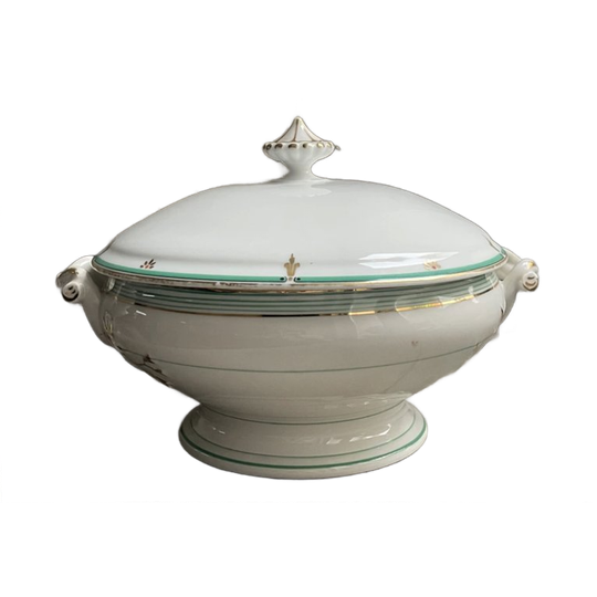 Leuk Voor De Kerst Antieke Porseleinen Terrine Met Elegant Design 1