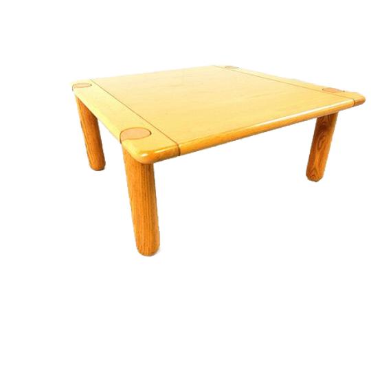 Mid Century Wooden Coffee Table, 1970s 1