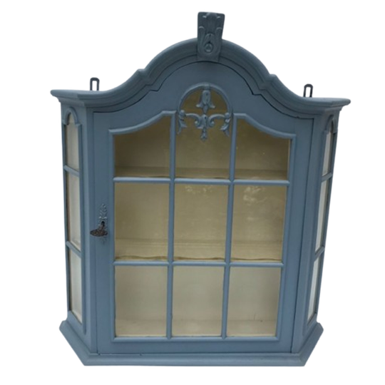Vitrinekast In Blauw 1