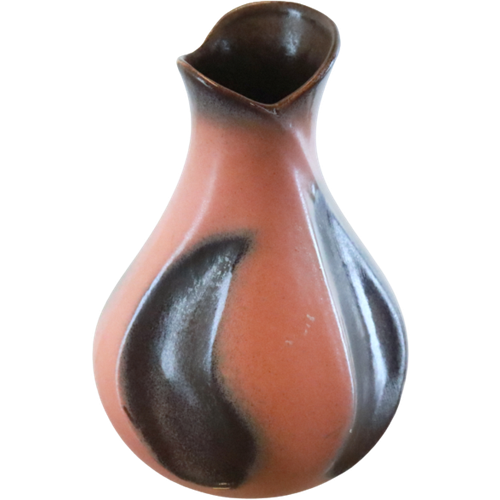 West Germany Bay Keramik Vaas '720-25' Roze Blauw