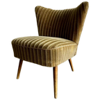 Vintage Goudkleurige Cocktailstoel / Eenzit / Fauteuil thumbnail 1