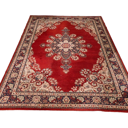 Groot Vintage Oosters Tapijt, Vloerkleed, Karpet 124 1