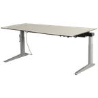 Ahrend Essa Elektrisch Bureau, Wing, Zandmelee Blad, 180 X 80/90 Cm, Hoogte Instelbaar Onderstel, thumbnail 1