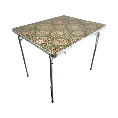 Vintage Inklapbare Tafel / Camping Tafel