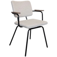 NOGA Design Eetkamerstoel Luka Beige Zwart