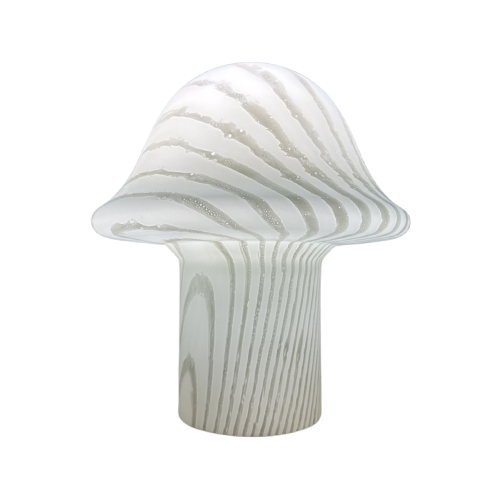 Peil & Putzer Mushroom Zebra Table Lamp , 1970’S