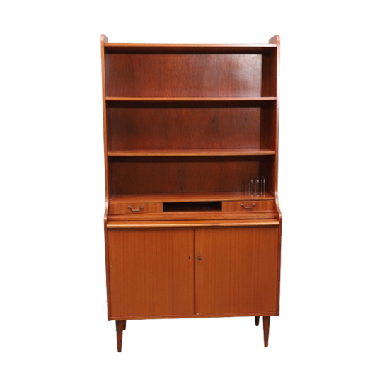 A Mid 20th Century Scandivian Bookshelf/cabinet. 1
