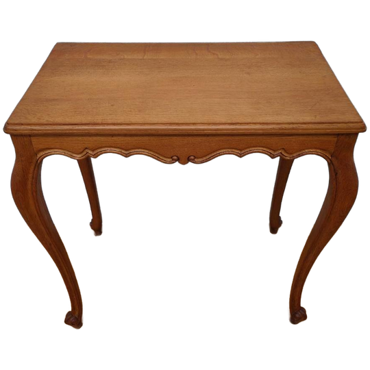 Vintage Houten Queen Anne Salontafel Koffietafel Keukentafeltje 1