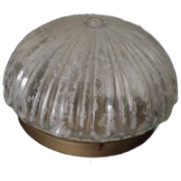 Vintage Plafondlamp Glas Rond