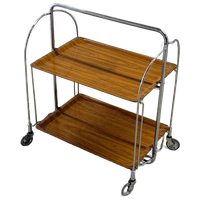 Opvouwbare Serveerwagen Trolley Bremshey & Co 1970s
