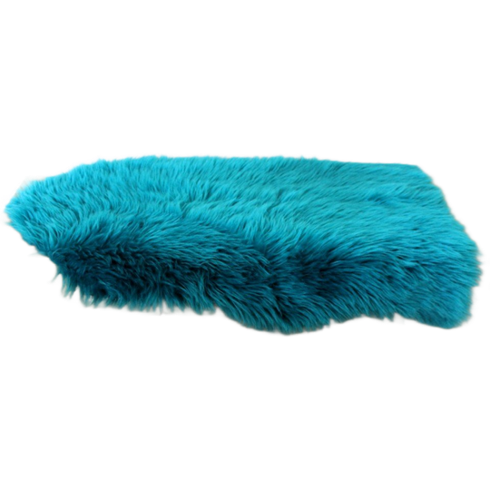 Blauw Schapenvacht, 65 X 90 Cm 1