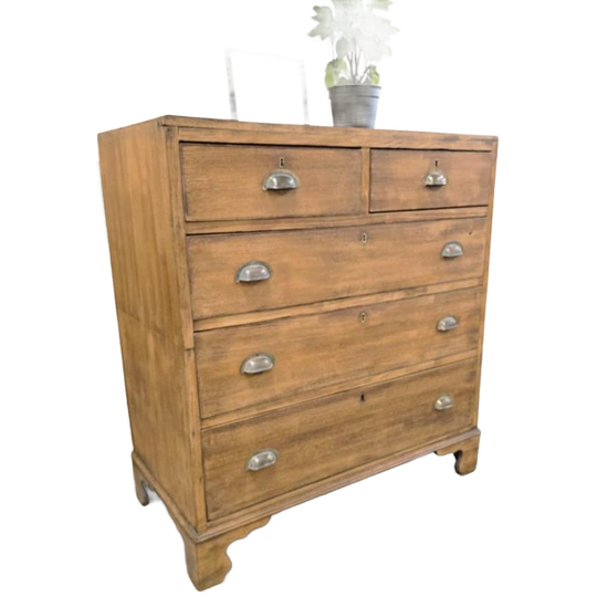 Brocante Houten Ladekast / Commode 1