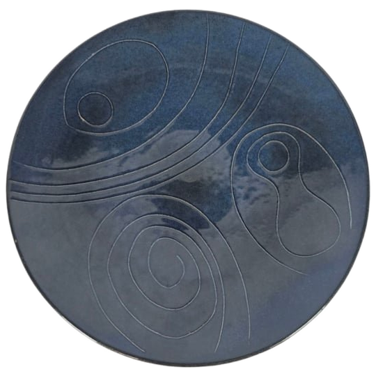 De Ambacht Volendam - Sgraffito - Keramiek - Bord - 3e Kwart 20e Eeuw 1