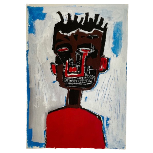 Jean Michel Basquiat, Self Portrait 1984 Licensed By Artestar Ny, Printed In U.K.