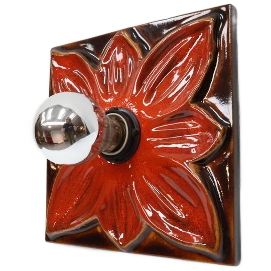 Vintage Wandlamp | Keramiek | Jaren 60 | 1