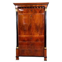 Antiek Franse Empire Klepsecretaire