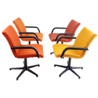 Artifort Bureaustoelen Oranje Setprijs Ploegstof thumbnail 1
