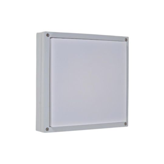 7 Ilmas Mini Flat Drift Buitenlamp Zilver Wit Ip65 Slagvast 1