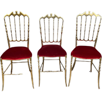 Chiavari - Set Van 3 Design Stoelen In Napoleon Iii Stijl.