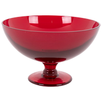 Vintage Glass Bowl From Monica Bratt For Reijmyre Glasbruk, Sweden 1950’s