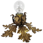 Studio Banci Firenze - Applique - Plafondlamp - Goudkleurig - Italie - 70's thumbnail 1