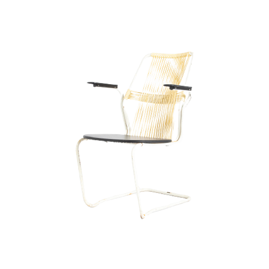 1960’s Swedish Modern Wire Back Armchair 1