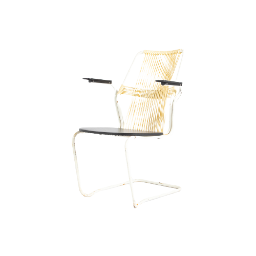 1960’S Swedish Modern Wire Back Armchair