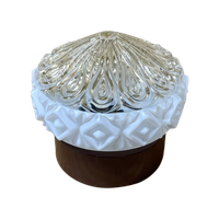 Art Deco Plafonlamp Vintage Plafonniere Glas