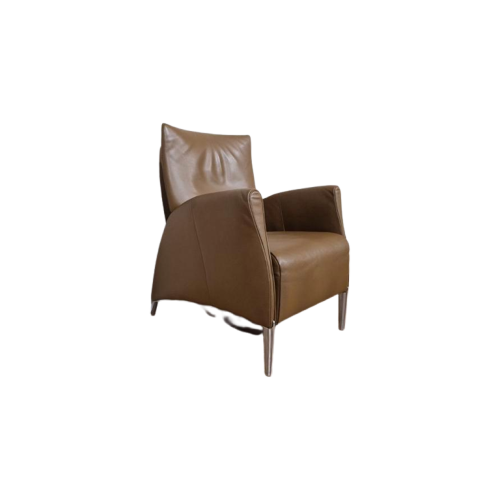 Jori Jr3490 Fauteuil - Bruin - Leder - Design - Nieuwstaat