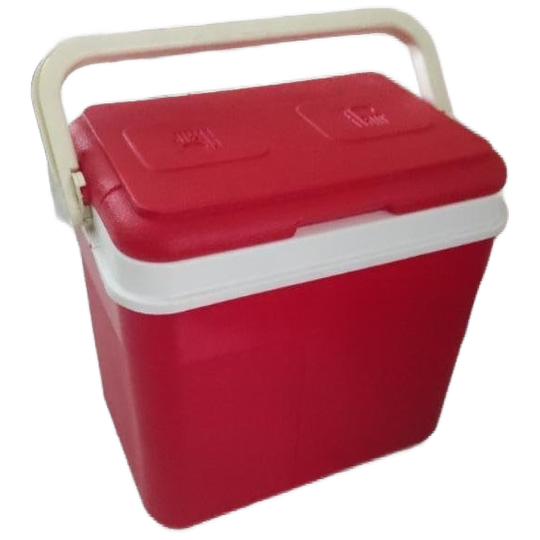 Vintage Koelbox Flair Rood Wit 1
