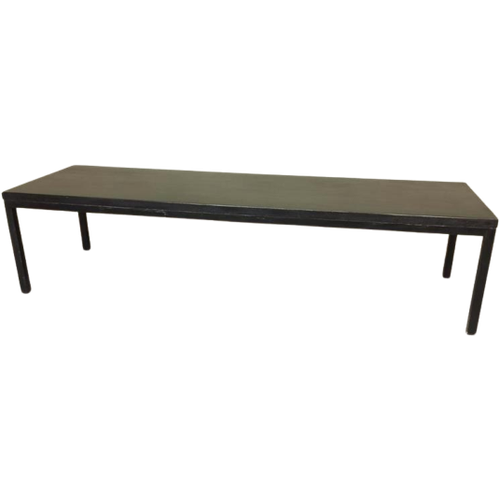 Vintage Mid Century Minimalist Salontafel, Zwart, 145X45 Cm