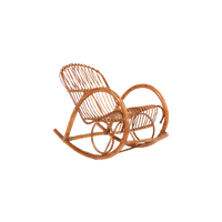 Vintage Italian Design Rocking Chair