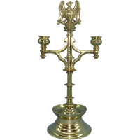 Bronzen Of Koperen Empire Stijl Kandelaar Met Adelaar
