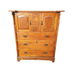 Antieke Eiken Ladekast Dressoir thumbnail 1