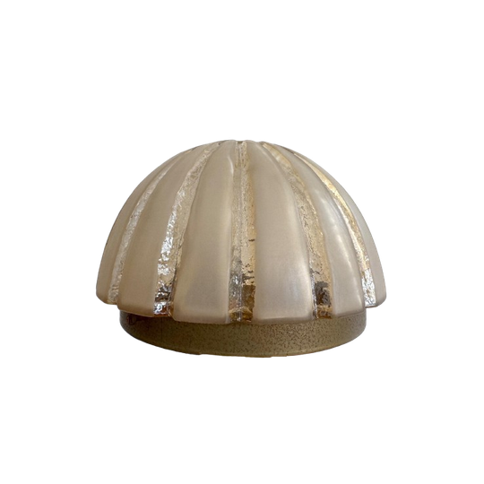 Vintage Glazen Glashutte Limburg Plafondlamp / Plafonnière 1