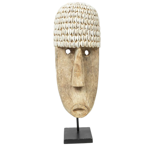 Bazar Bizar |het Cowrie Masker Op Standaard - Large 1