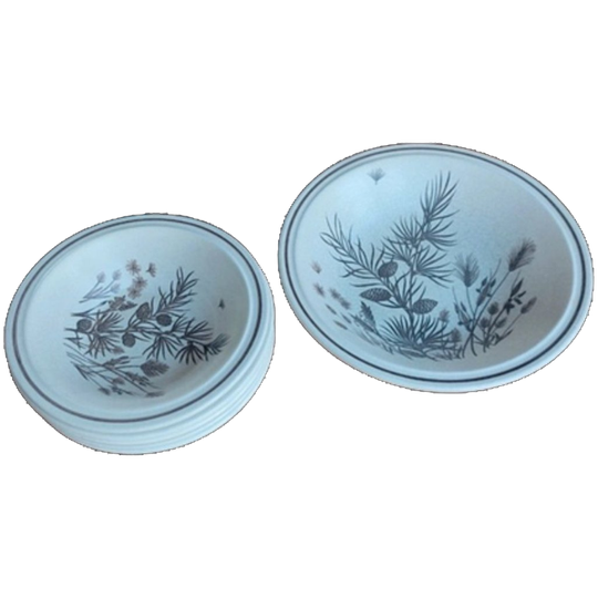 1 Grote En 5 Kleine Schaaltjes Van W.h Grindley Collectie Pinewood 1