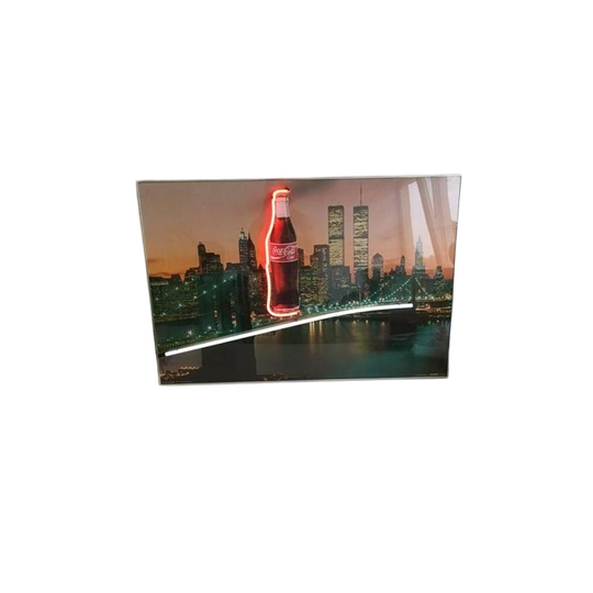 Lichtreclame Coca-cola Uniek Originele Twin Towers 1