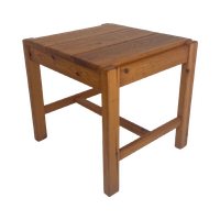 Gilbert Marklund - Furusnickarn - Sweden - Pine Wood - Side Or Coffee Table / Stool