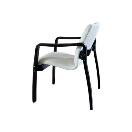 Vintage Japandi Boucle Fauteuil 1